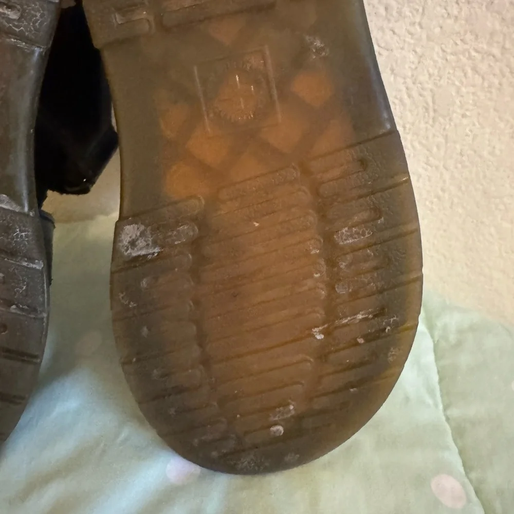 Dr. Martens Black Leather Sandals Toddler size 9
